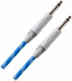 Cable Plug 1/4 TS a Plug 1/4 TS, Desbalanceado, Conectores Neutrik, Núcleo: 1x 0,22 mm², cable trenzado