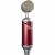  Micrófono condensador cardioide de diafragma grande para voces e instrumentos, con pad de -20dB, filtro pasa altos y case de madera. 136dB SPL, 20Hz - 20kHz.
