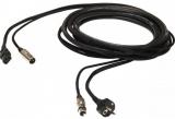 Conector macho para cable PROEL XLR 3P, carcasa metálica y carcasa + conector macho SCHUKO 16A para cable