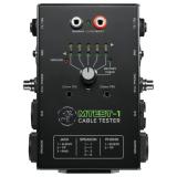 Pruebe los tipos de conectores más comúnmente utilizados en sonido en vivo y aplicaciones de estudio