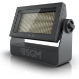 864 LEDs SMD RGBW de alta potencia, con bajo consumo, Certificación IP65, display OLED y botones de control