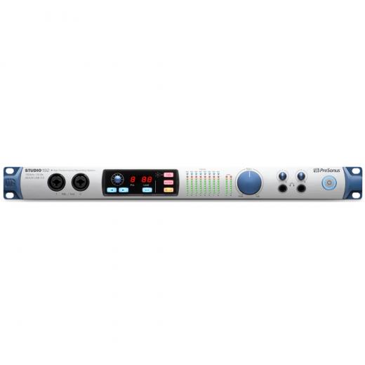 Interfaz de audio USB 3.0 de 26 entradas / 32 salidas con 8 preamplificadores de micrófono XMAX, procesamiento Fat Channel alimentado por DSP, control de monitor, Talkback, Studio One Artist DAW y Studio Magic Plug-in Suite - Mac / PC
