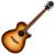 Guitarra Electroacustica con tapa de abeto, parte posterior y laterales de sapele, mástil de caoba, diapasón de palisandro y preamplificador AEQ-SP1 - dorado natural de alto brillo