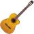 Guitarra clasica electroacustica con tapa de abeto macizo, fondo y aros de caoba, mástil de caoba, diapasón de laurel, electrónica incluida y cuerdas de nylon color natural