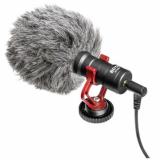 Micrófono cardioide, diseñado especialmente para mejorar la calidad del sonido de los videos sobre la base de micrófonos incorporados.