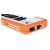 Microcontrolador MIDI USB de 25 teclas con teclas sensibles a la velocidad, tiras de tono y modulación, modo de acordes y software incluido, Color Naranja