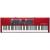 Piano de escenario de 73 notas con teclado de acción de martillo, sonidos de piano y órgano, efectos, USB y emulador de altavoz giratorio