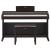 Piano digital, Clavinova de 88 teclas con acción ponderada GHS, polifonía de 192 notas, muestreo estéreo CFX, USB a host, color Rosewood