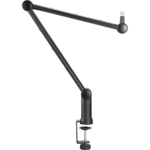 Brazo articulado diseñado para micrófono, brazo giratorio de 360º, resortes de suspensión dobles en cada sección del brazo, diseño de tijera plegable