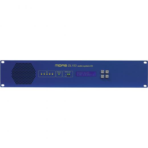 Unidad de E / S para consolas Midas con 16 entradas de micrófono / línea y 8 salidas de nivel de línea de baja impedancia balanceadas activas