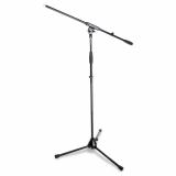Soporte de micrófono perfecto para el estudio o el escenario, base trípode proporciona estabilidad sólida, Función de altura y ángulo ajustable