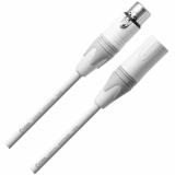 Cable XLR hembra - XLR macho, Conectores Neutrik, Soldado a mano, conductor de 0,22 mm²