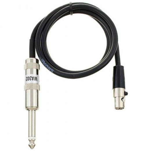 Miniconector de 4 pines TA4F a cable de instrumento de 1/4" para Bodypack sistema inalambrico, longitud del cable 762mm