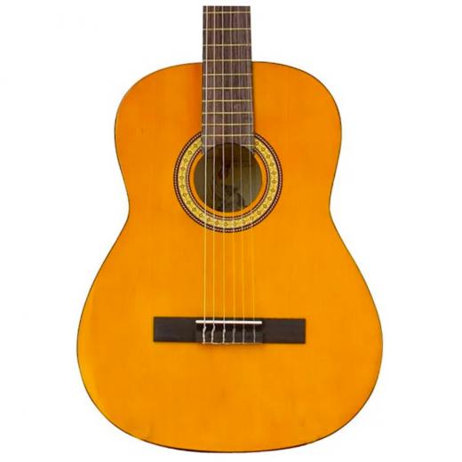 Guitarra acústica clásica tamaño 4/4 con cuerdas de Nylon, cuerpo de Tilo, neck Maple, top Cedar