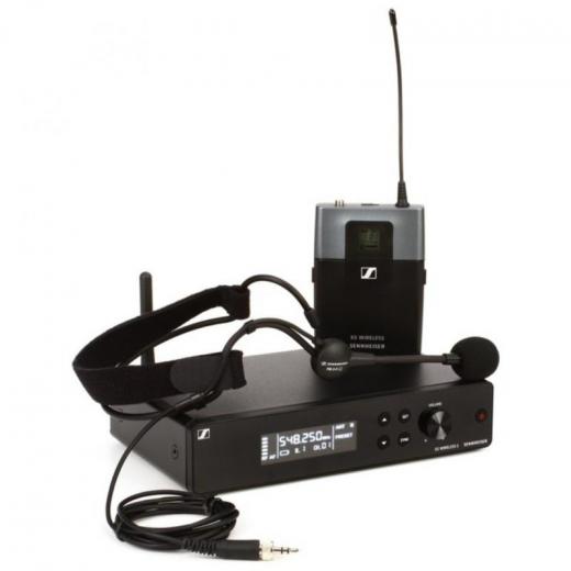 Rango B ( 614-638 MHz ), Sistema inalámbrico XS con micrófono de diadema ME 3, transmisor de petaca SK-XSW y receptor EM-XSW 2