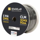 Cable DMX de 3 pines para uso profesional de 90 metros, formato rollo