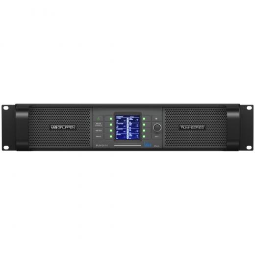 Amplificador de 5000 W con 4 canales de salida flexibles, procesamiento de señal digital Lake y red de audio digital para aplicaciones en vivo