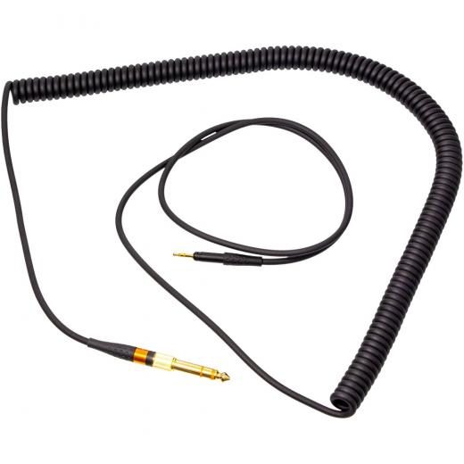 Cable de Extension para los auriculares, Adaptador de enchufe incluido, tipo de cable en espiral