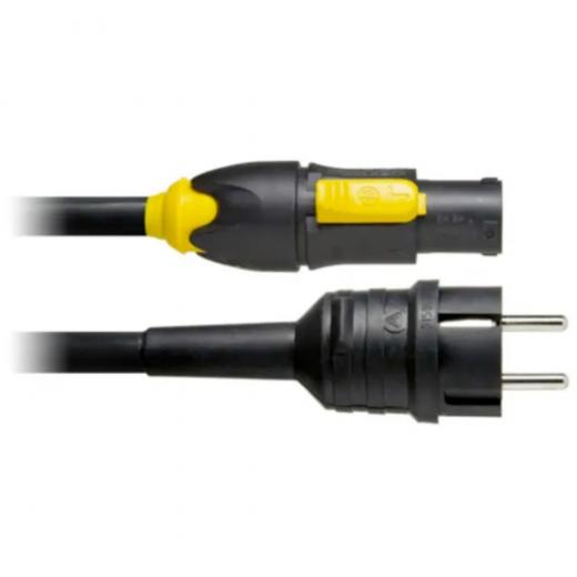 Cable de alimentación de red con Powercon TRUE1, Longitud 10 Mts
