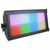 960 LED RGB(3en1), 8 secciones, control dmx, manual, automático, sonido. Velocidad estroboscópica variable.
